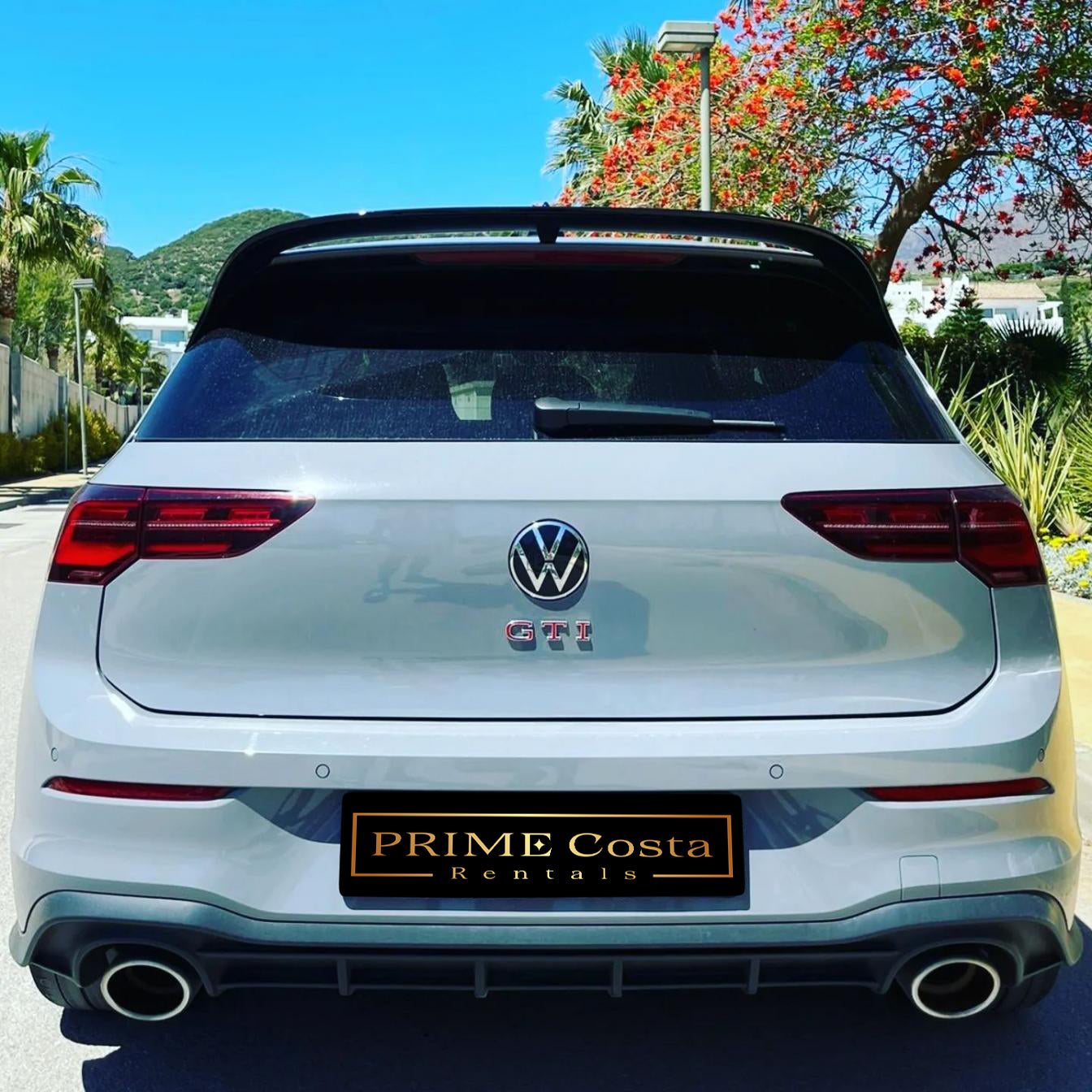 VW Golf 8 GTI Clubsport 300hp β For Rent in Marbella β Prime Costa Rentals