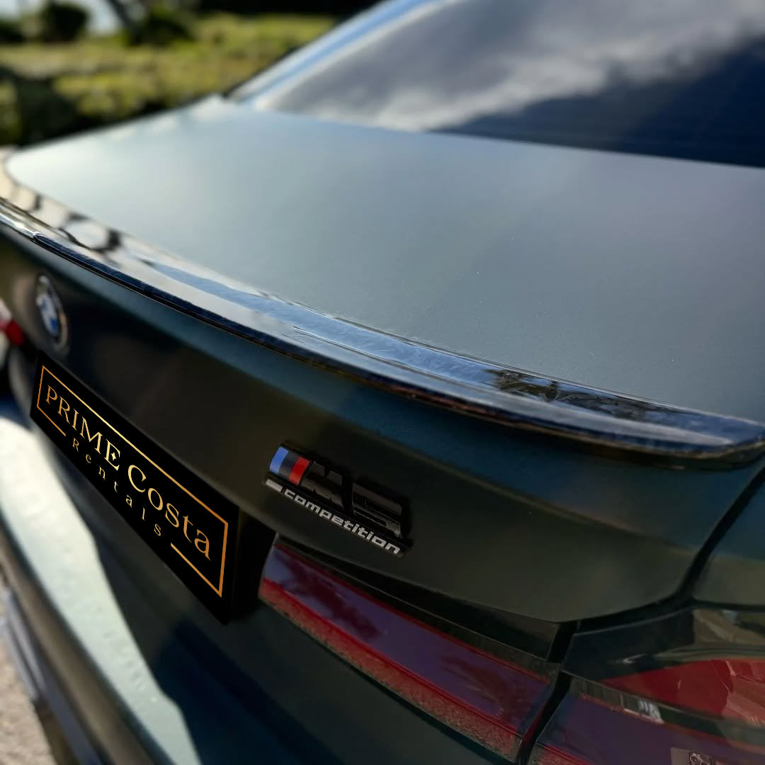BMW M5 Competition 800hp Stage 2 super sedan for rent in Marbella – tuned V8, high-performance drive.