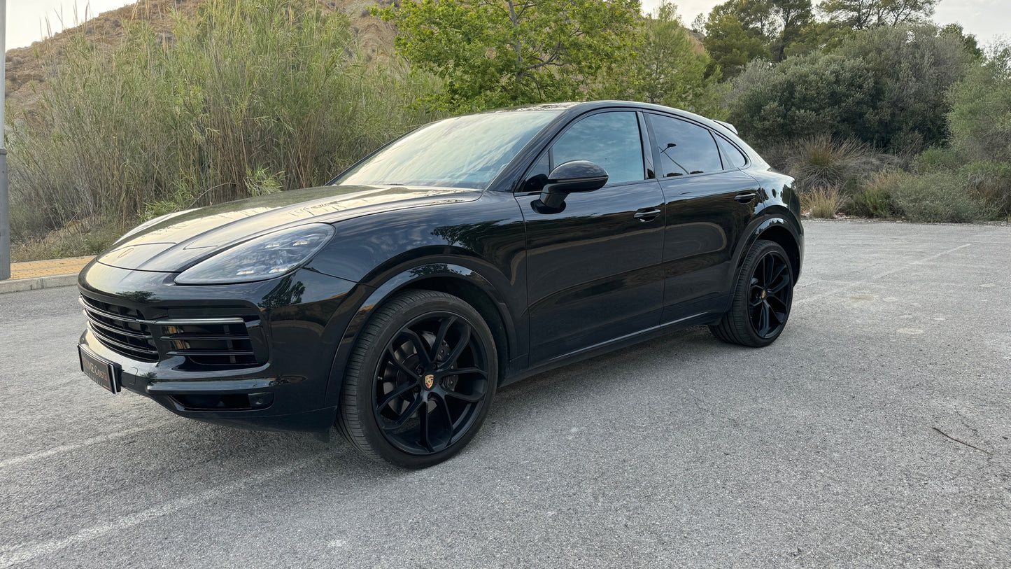 2020 Porsche Cayenne luxury SUV in Spain, available for rent with nationwide delivery.