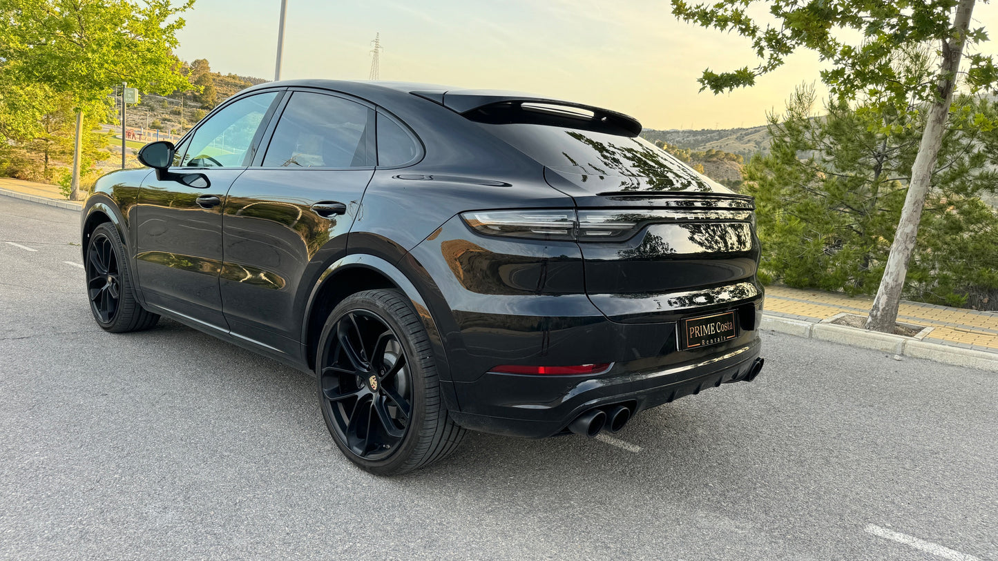 2020 Porsche Cayenne luxury SUV in Spain, available for rent with nationwide delivery.