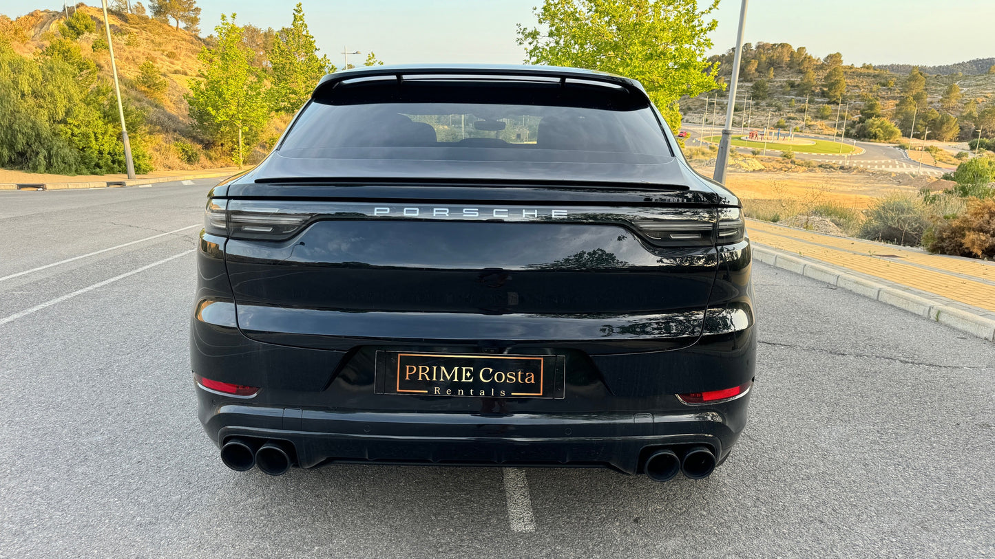 2020 Porsche Cayenne luxury SUV in Spain, available for rent with nationwide delivery.