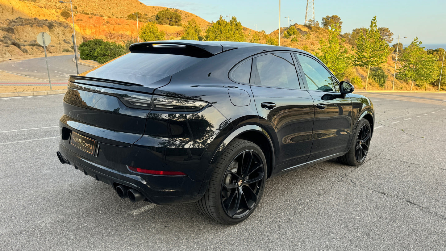 2020 Porsche Cayenne luxury SUV in Spain, available for rent with nationwide delivery.