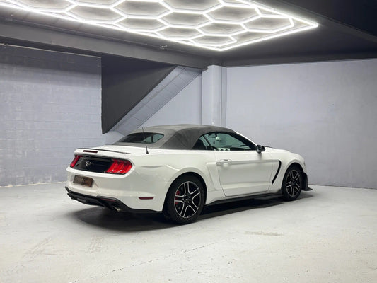 Ford Mustang convertible rental Costa Blanca white sports car Benidorm Alicante