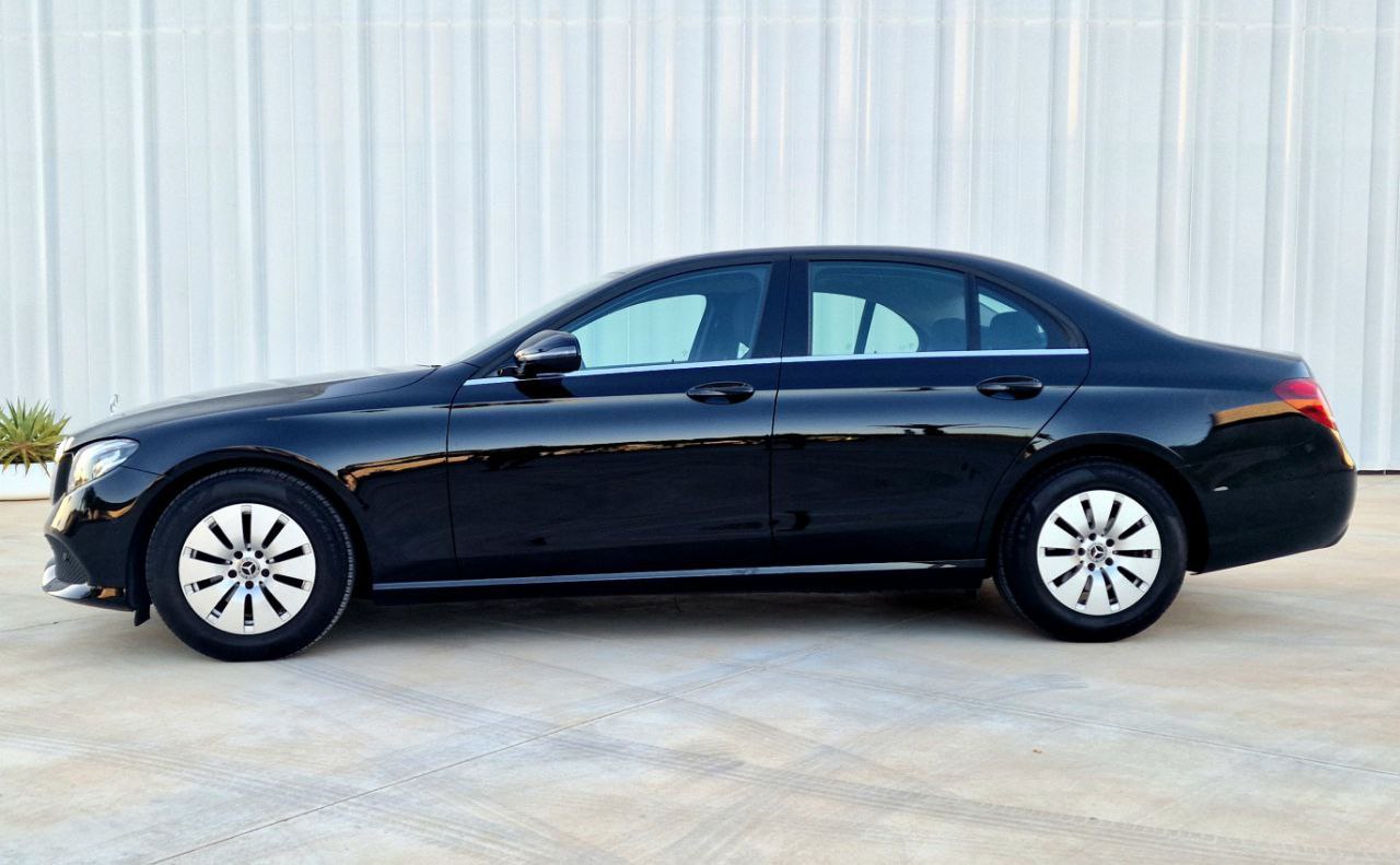 Mercedes-Benz E-Class luxury sedan for rent in Alicante β elegant design, premium comfort, smooth performance.