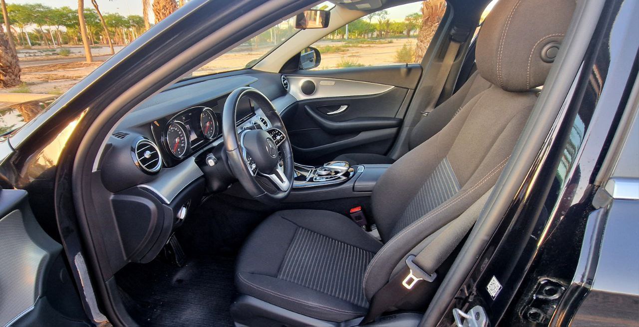 Mercedes-Benz E-Class luxury sedan for rent in Alicante β elegant design, premium comfort, smooth performance.