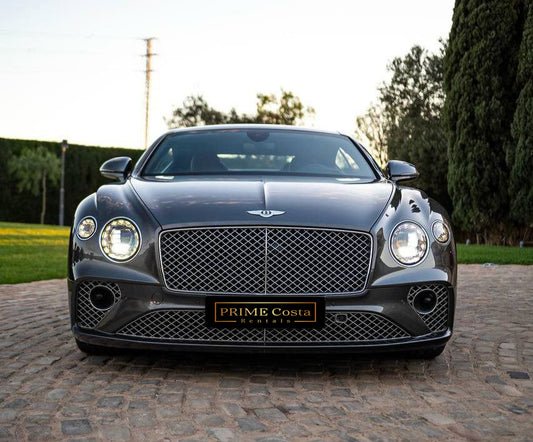 Bentley Continental GT Speed W12 for rent in Marbella – 6.0L twin-turbo W12 luxury coupe, automatic, 4 seats.