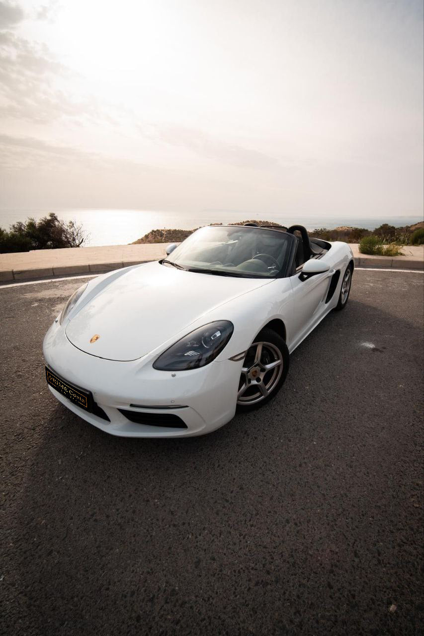 Porsche 911 Boxster convertible for rent in Alicante β luxury sports car, automatic, 2 seats.