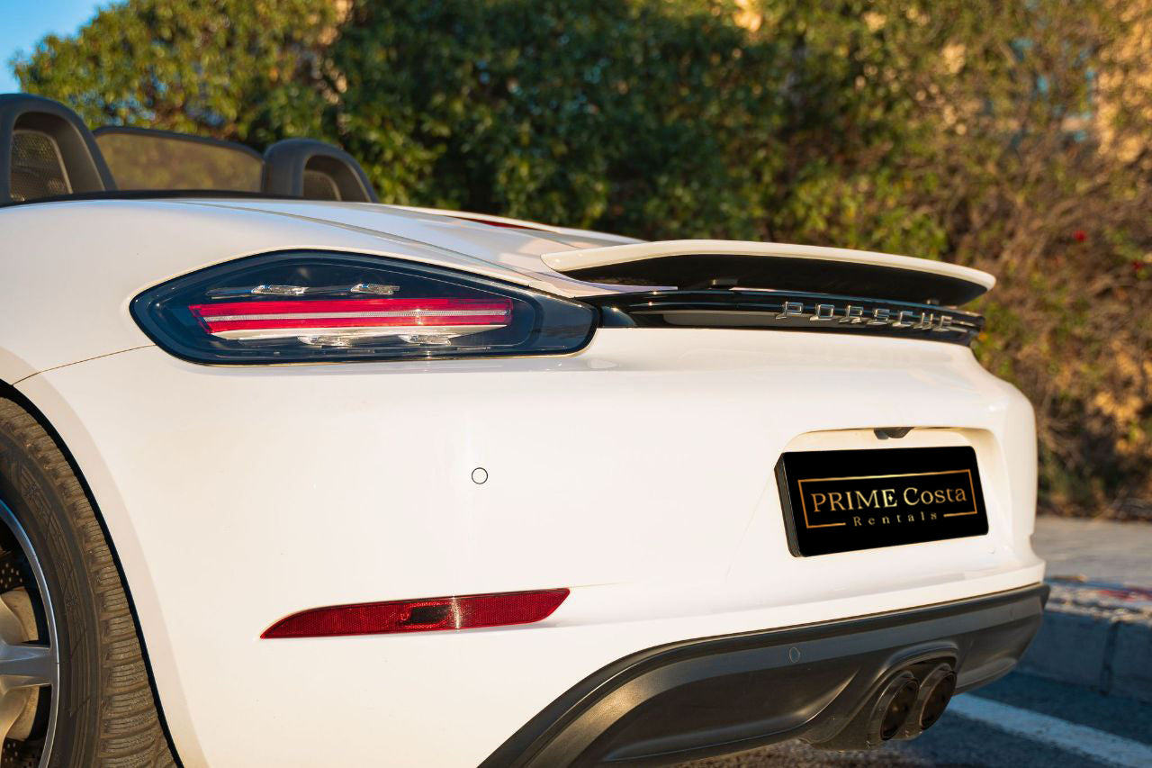 Porsche 911 Boxster convertible for rent in Alicante β luxury sports car, automatic, 2 seats.