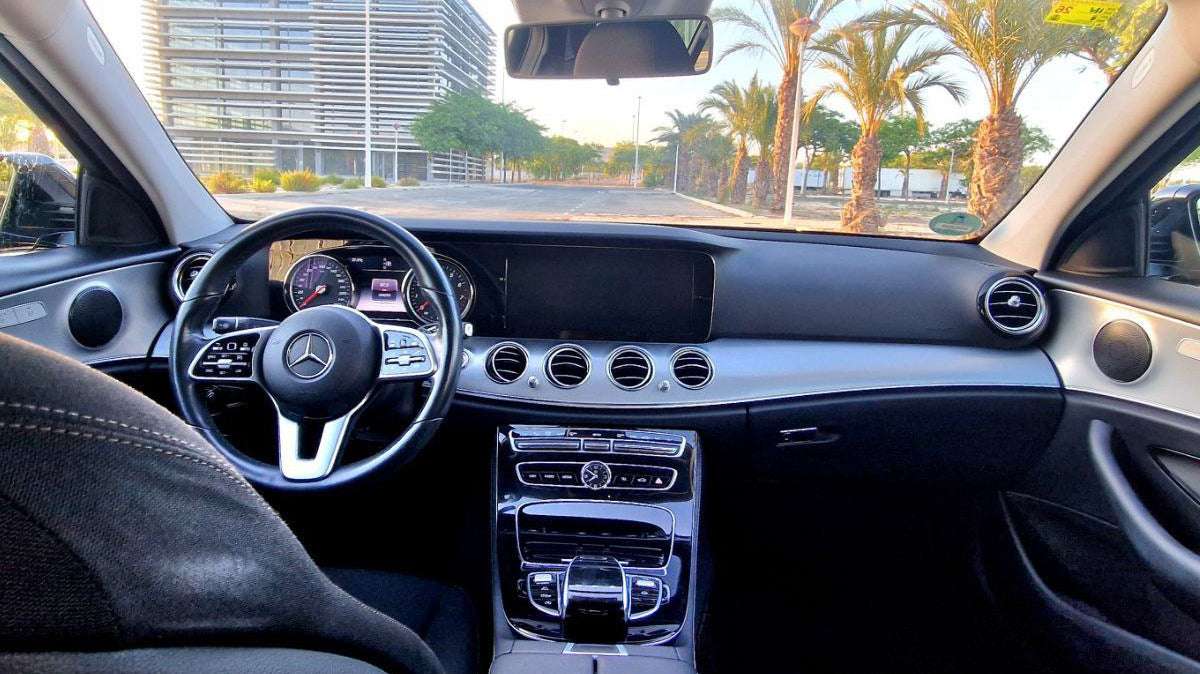 Mercedes-Benz E-Class luxury sedan for rent in Alicante β elegant design, premium comfort, smooth performance.