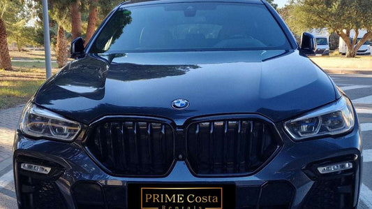 BMW X6 luxury sport SUV for rent in Alicante – premium design, dynamic performance, 5-seater.