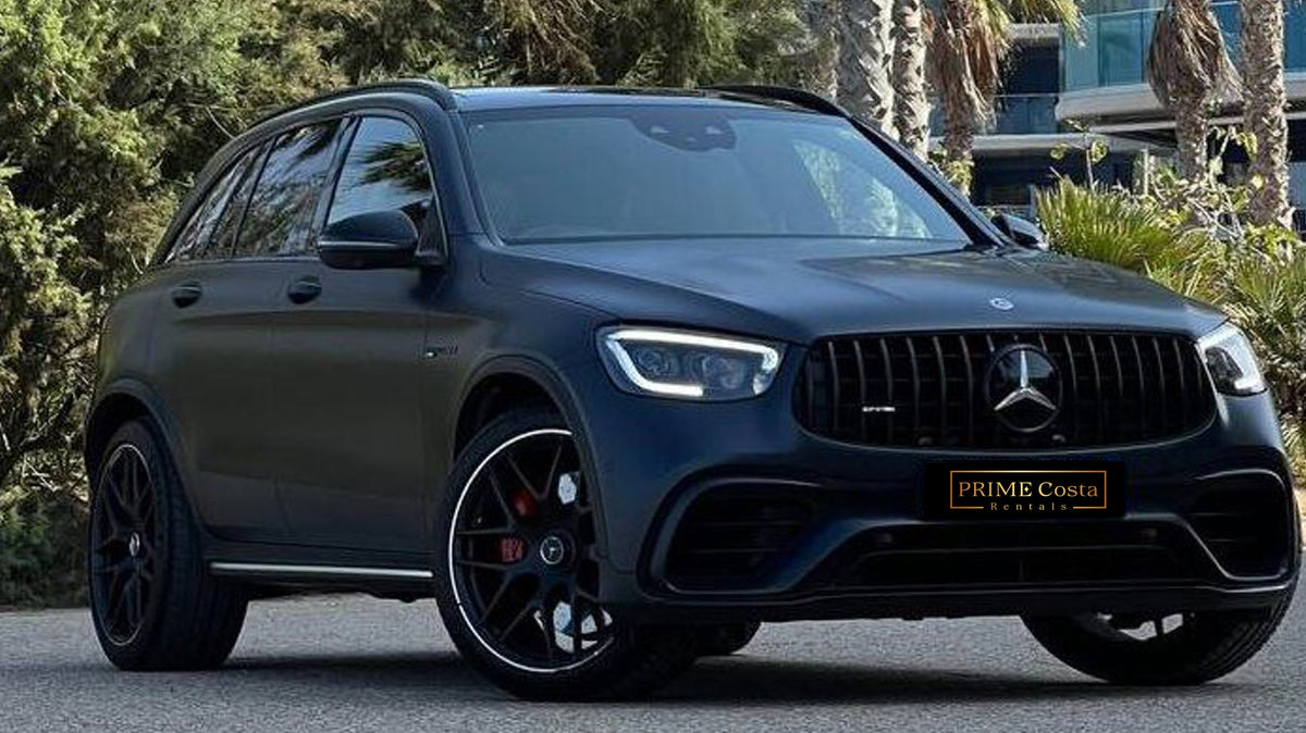 Mercedes-Benz GLC 63s AMG luxury SUV for rent in Alicante β 4.0L V8 BiTurbo, premium family sports SUV.