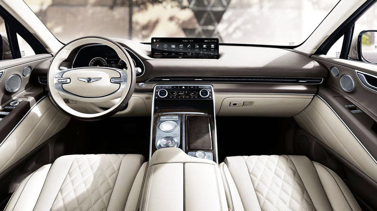 Genesis GV80 luxury SUV for rent in Alicante β mid-size premium crossover with modern technology and elegant design.