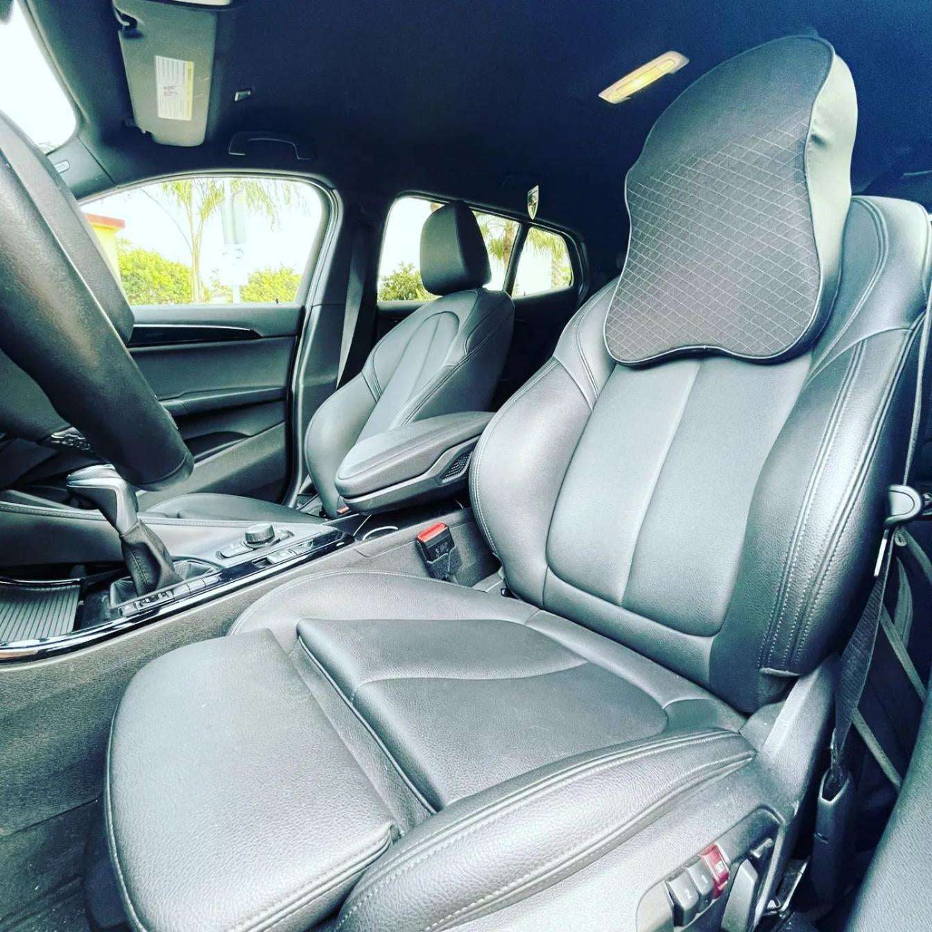 White BMW X2 SUV for rent in Marbella – automatic 4WD, 2.0L engine, compact 5-seater crossover.