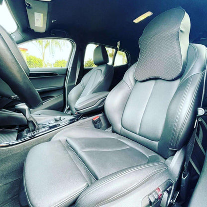 White BMW X2 SUV for rent in Marbella – automatic 4WD, 2.0L engine, compact 5-seater crossover.