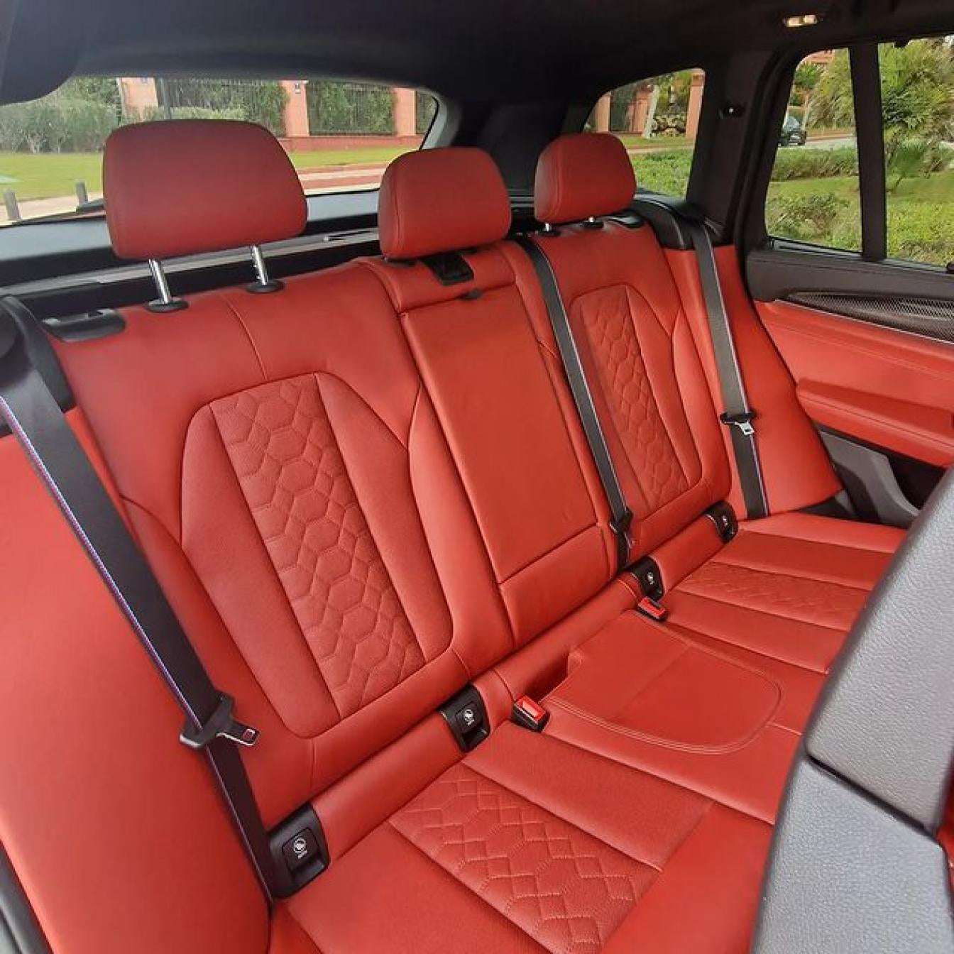 Black BMW X3 M Competition SUV for rent in Marbella – automatic, 5-seater, sporty high-performance vehicle.