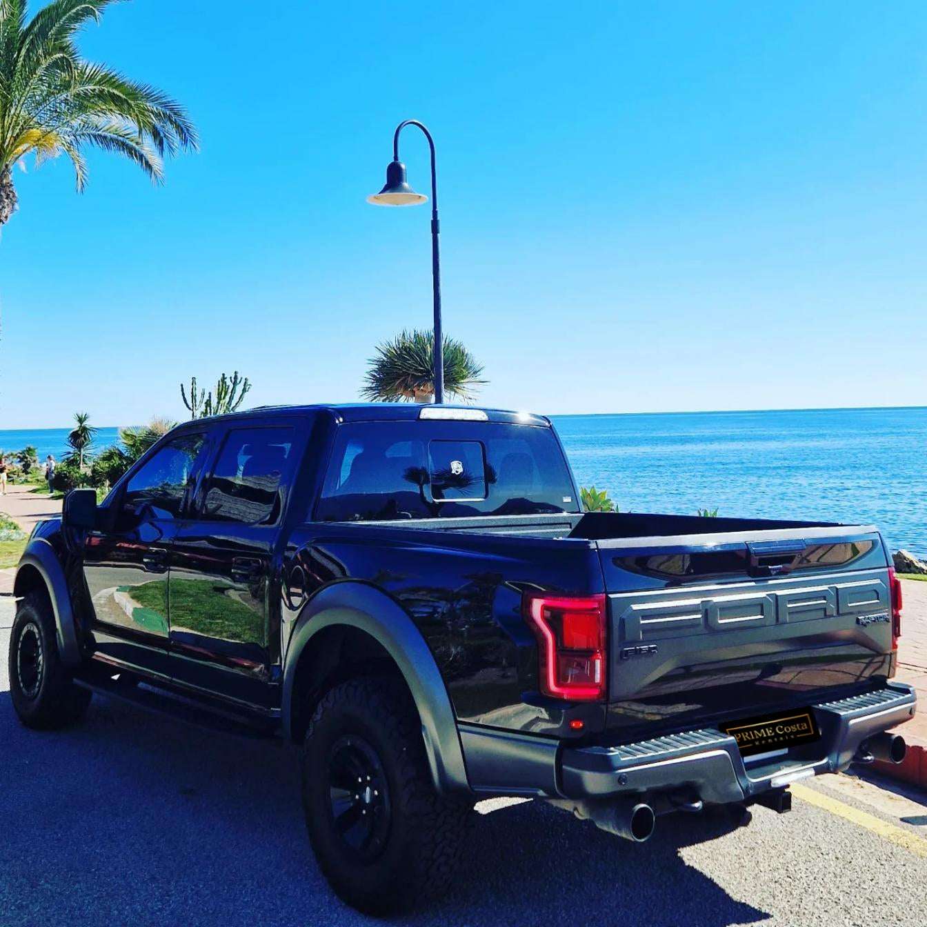 Ford F-150 Raptor 450 HP 4WD SUV for rent in Marbella – twin-turbo performance, automatic transmission.