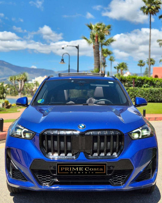 BMW X1 M Pack compact SUV for rent in Marbella – premium M styling, automatic, 2025 model.
