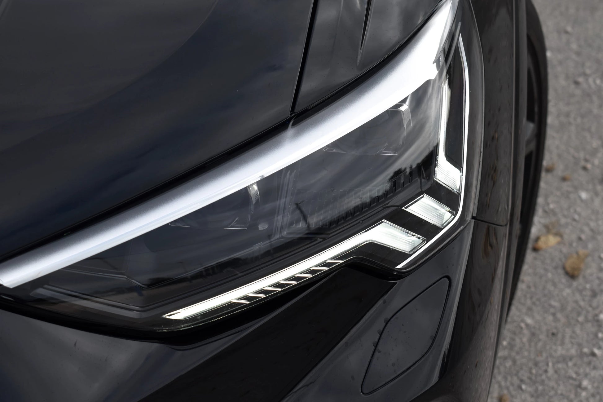 Black 2023 Audi RS Q3 Sportback SUV parked in Marbella, available for rent from Prime Costa Rentals.
