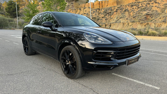2020 Porsche Cayenne luxury SUV in Spain, available for rent with nationwide delivery.
