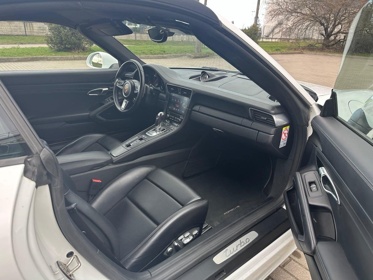 white porsche 911 turbo convertible for rent in Alicante and Benidorm Spain