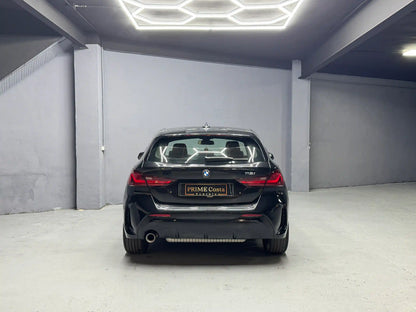 BMW 118i M Pack rental in Alicante with sporty rear design and LED taillights