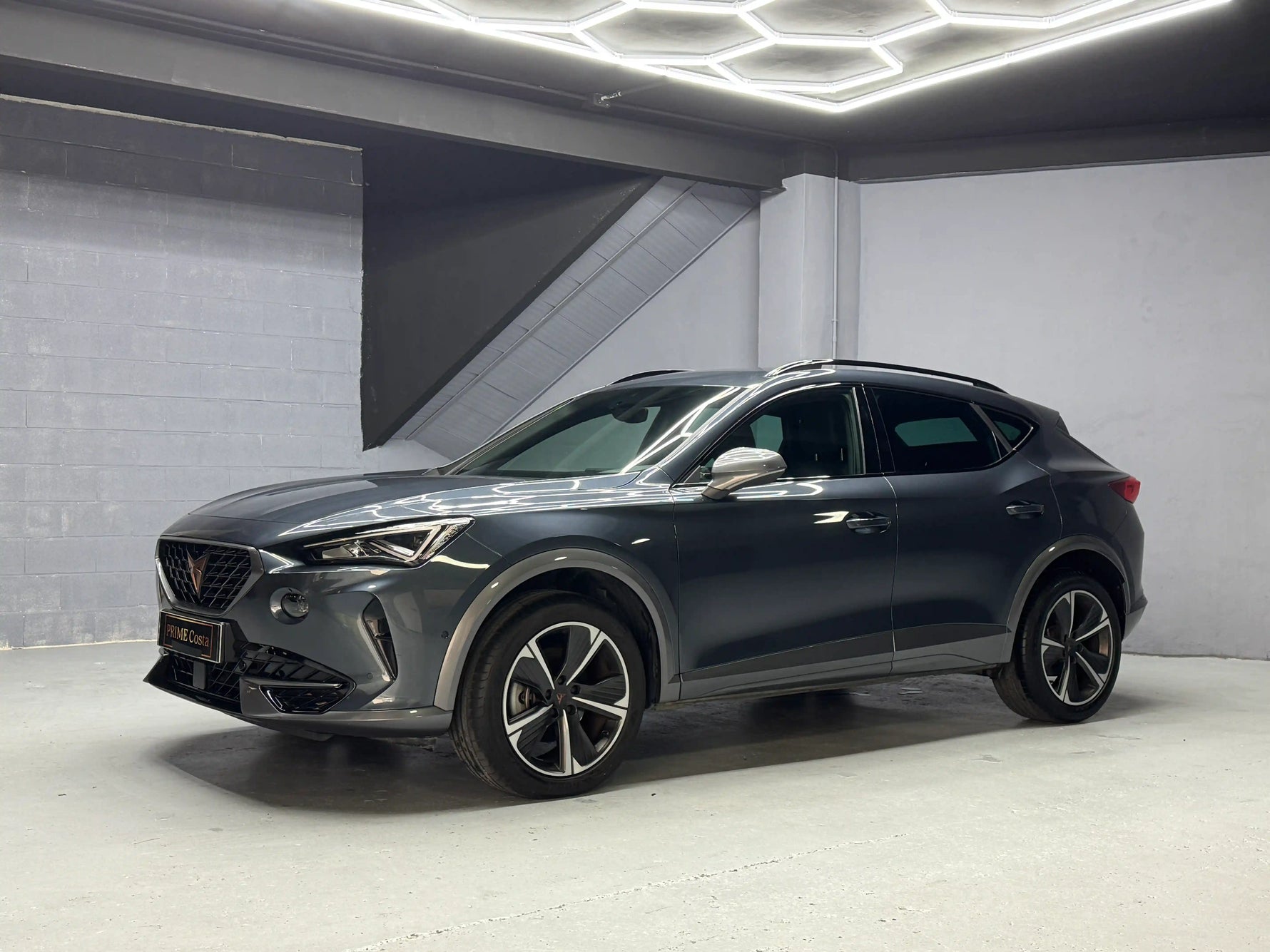 Cupra Formentor premium SUV for rent in Costa Blanca at Prime Costa garage
