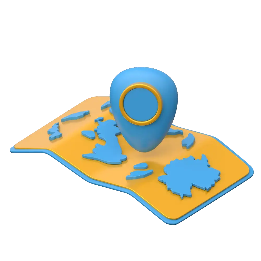 maps or directions point logo without background or transparent