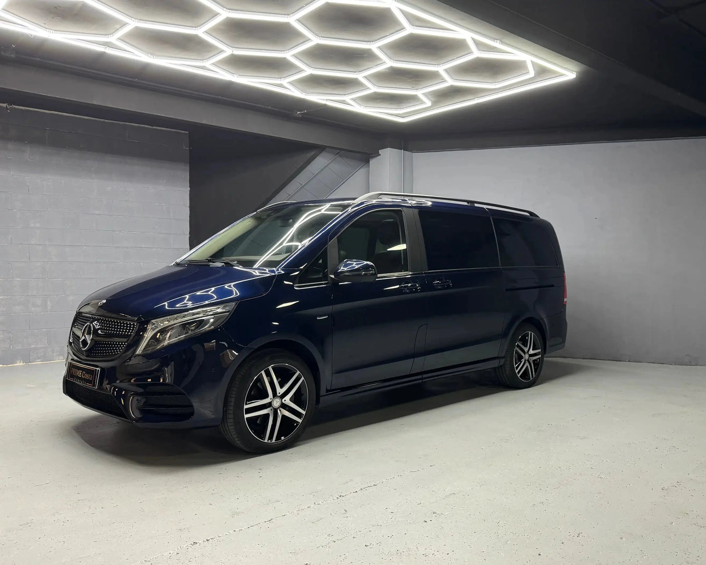 Mercedes V-Class V250 luxury van available for rental, ideal for families and group travel