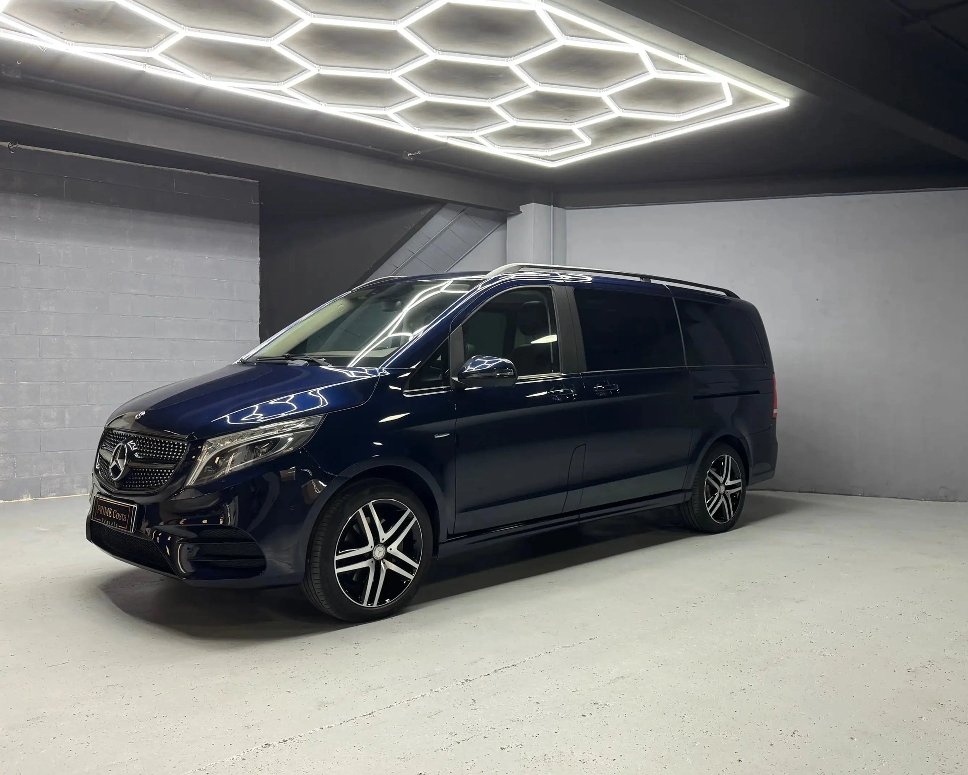 Mercedes V-Class V250 luxury van available for rental, ideal for families and group travel