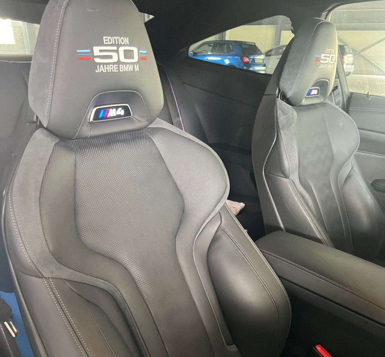 BMW M4 Competition sports car for rent in Alicante – 510 HP, 3.0L twin-turbo, luxury coupe.
