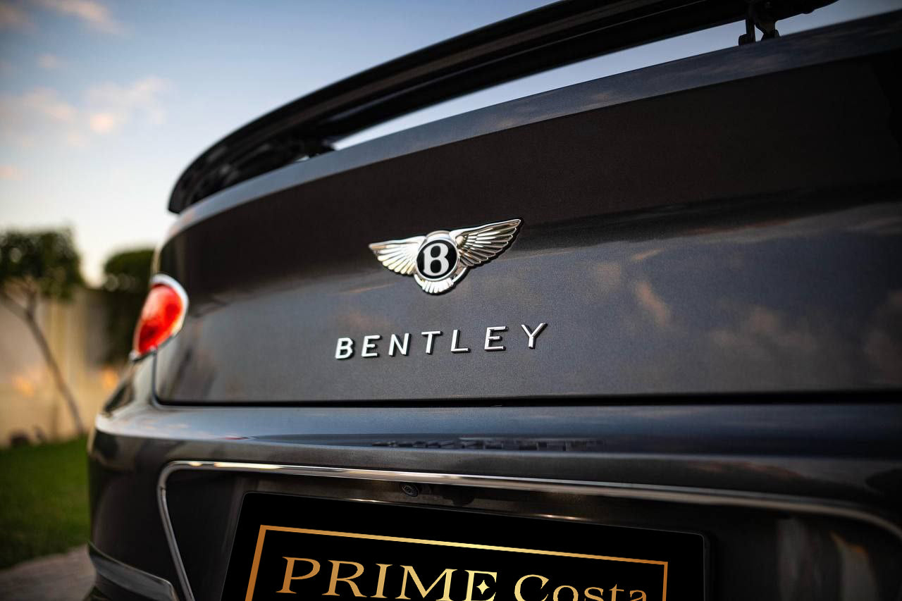 Bentley Continental GT Speed W12 for rent in Marbella – 6.0L twin-turbo W12 luxury coupe, automatic, 4 seats.