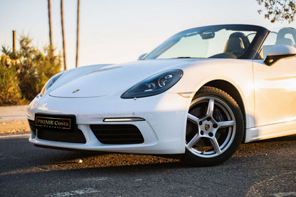 Porsche 911 Boxster convertible for rent in Alicante – luxury sports car, automatic, 2 seats.
