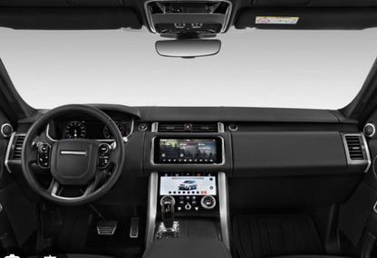 Range Rover Sport luxury SUV for rent in Alicante – petrol engine, AWD, premium interior.
