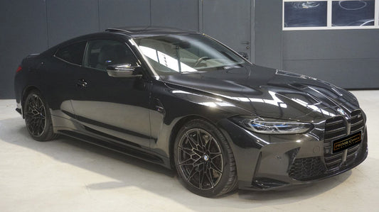 BMW M4 Competition 50 Aniversario limited edition sports car for rent in Alicante – 3.0L turbo, 3.8s 0–100 km/h.