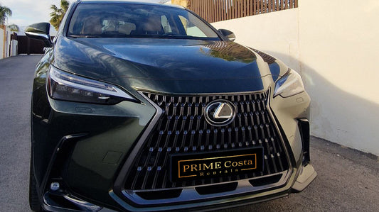 Lexus NX 450h luxury hybrid SUV for rent in Alicante – premium crossover with automatic transmission and eco-drive.