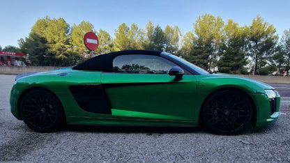 Audi R8 V10 sports car for rent in Alicante – luxury coupe, automatic, Quattro AWD, 0–100 km/h in 3.2 sec.